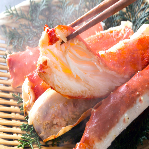 steamed alaskan king crab meat