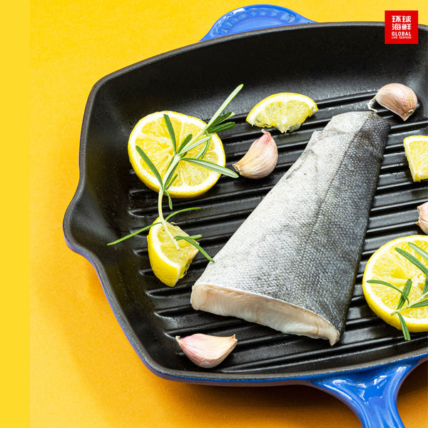 black cod on pan