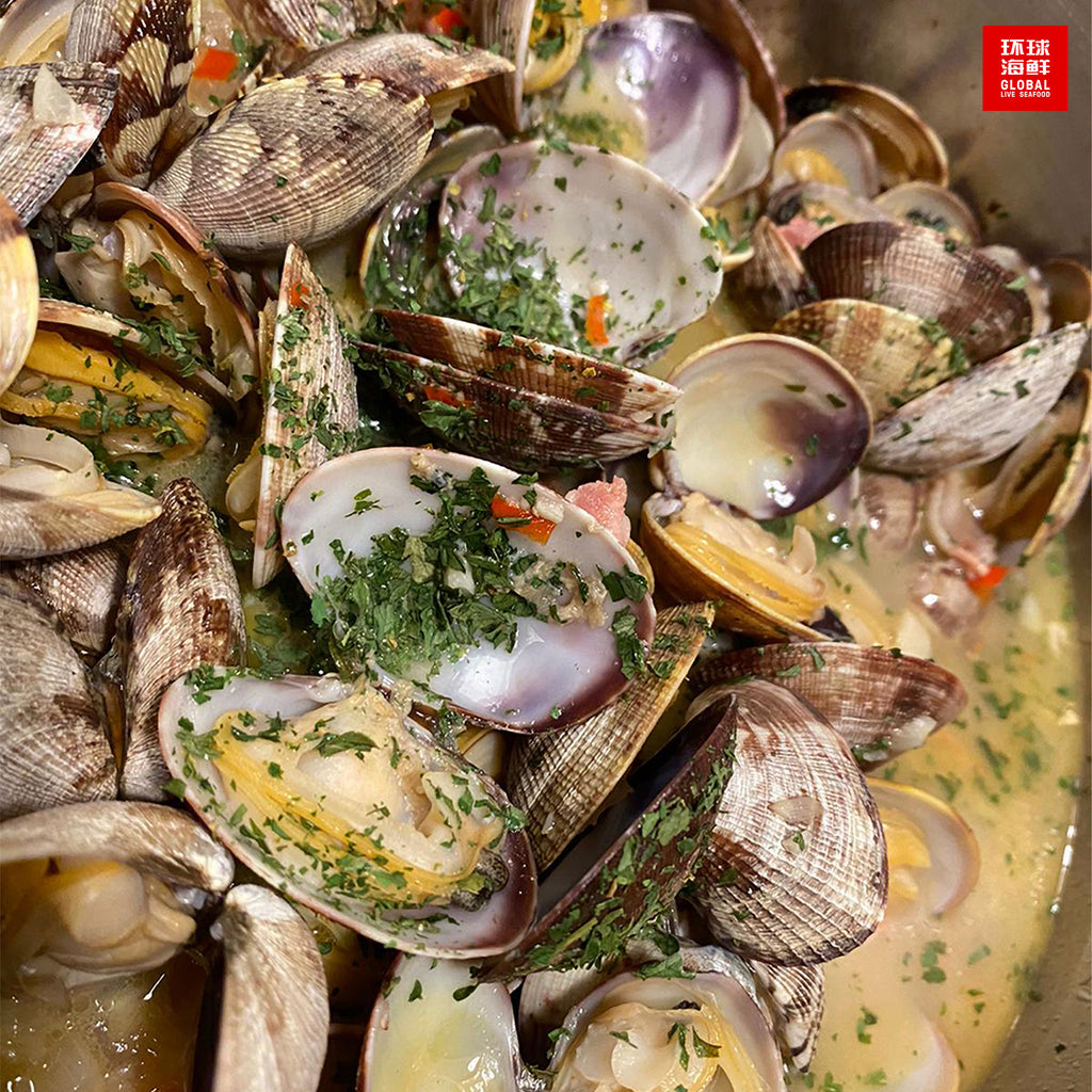Looped Clam Live Clams Live Palourde Clams 1kg | London Grocery